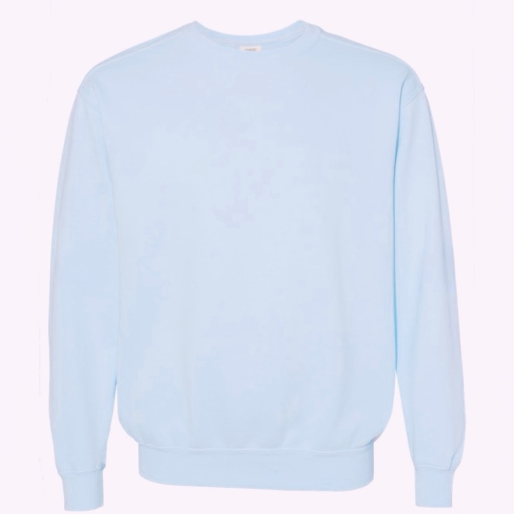 Comfort Colors Light Blue Crewneck Sweatshirt